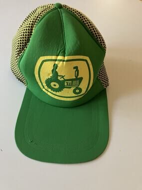 Elope Green Tractor Cap Trucker Hat Halloween Costume. Adult Large Size.